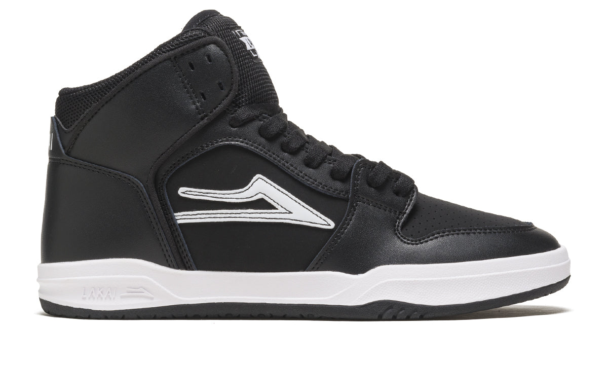 Lakai Telford Leather Skate Shoes Black