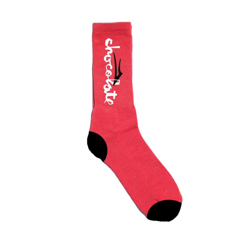 Lakai x Chocolate Chunk Logo Sock Red_LA124119_RED_01.jpg