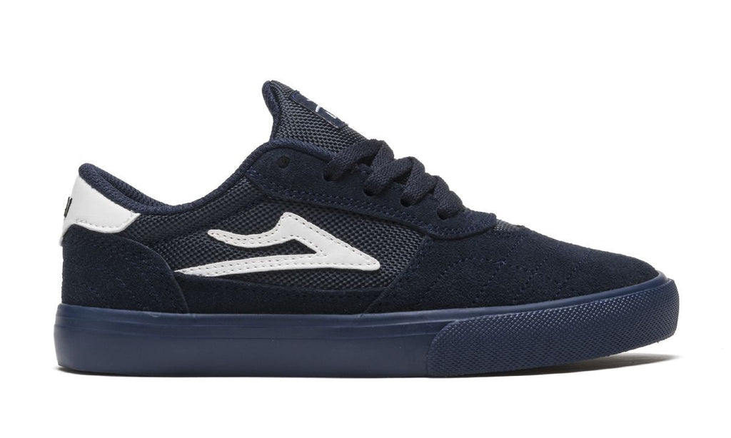 Lakai Cambridge Kids Skate Shoes - Navy Navy Suede.jpg