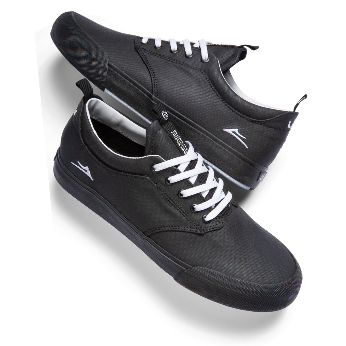 Lakai Wilkins VLK Canvas Skate Shoes - Black 3.jpg