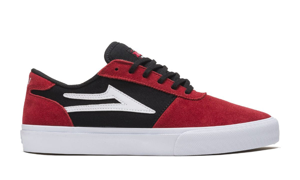 Lakai Manchester Skate Shoes - Red-Black Suede.jpg