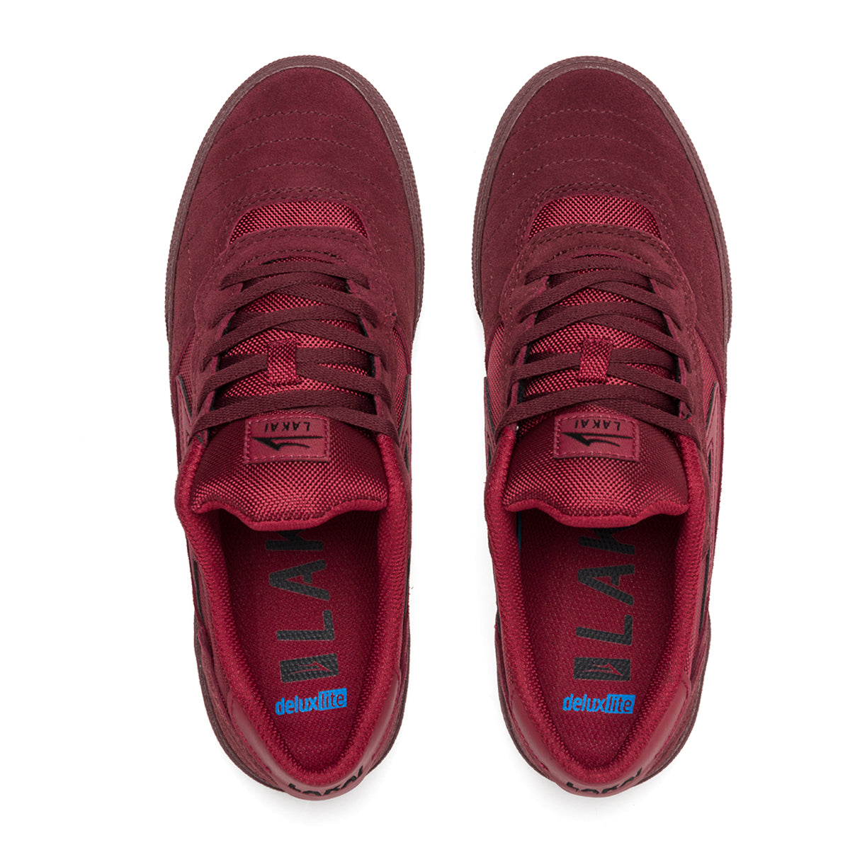 Lakai Cambridge Burgundy Suede Skateboarding Shoes