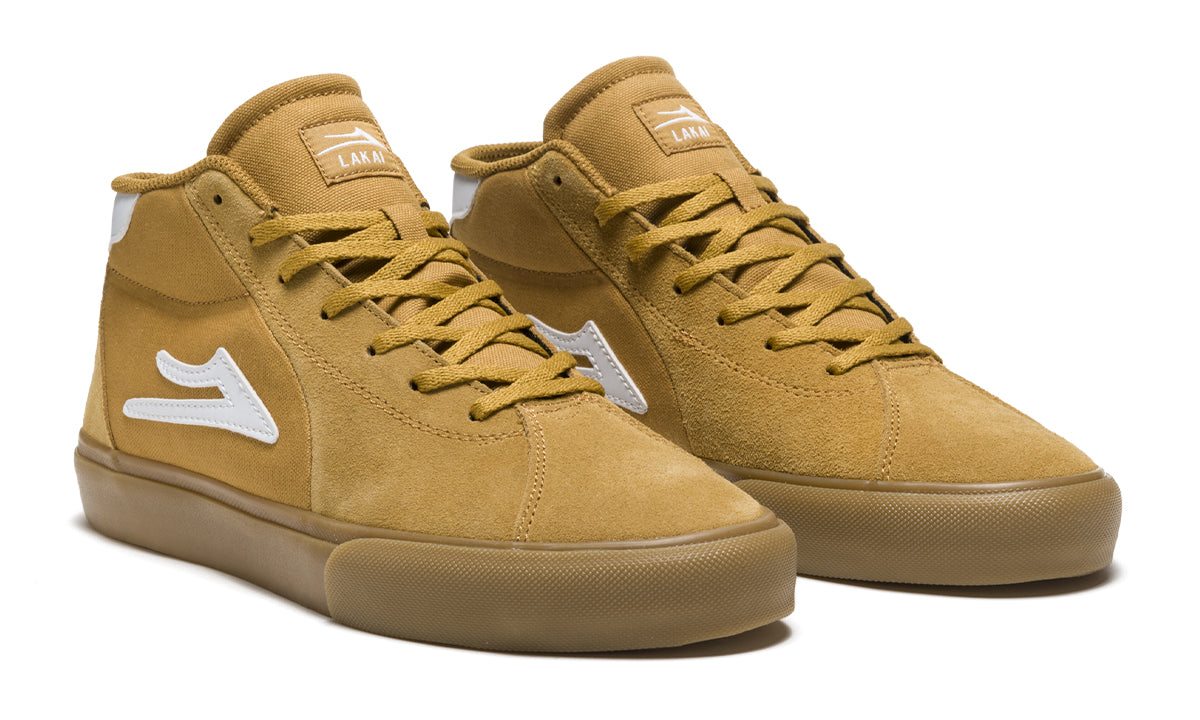 Lakai Flaco 2 Mid Tobacco Suede Skateboarding Shoes