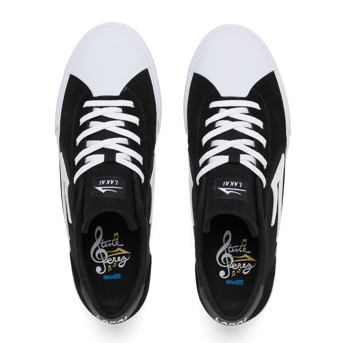 Lakai Flaco 2 Skate Shoes - Black/White