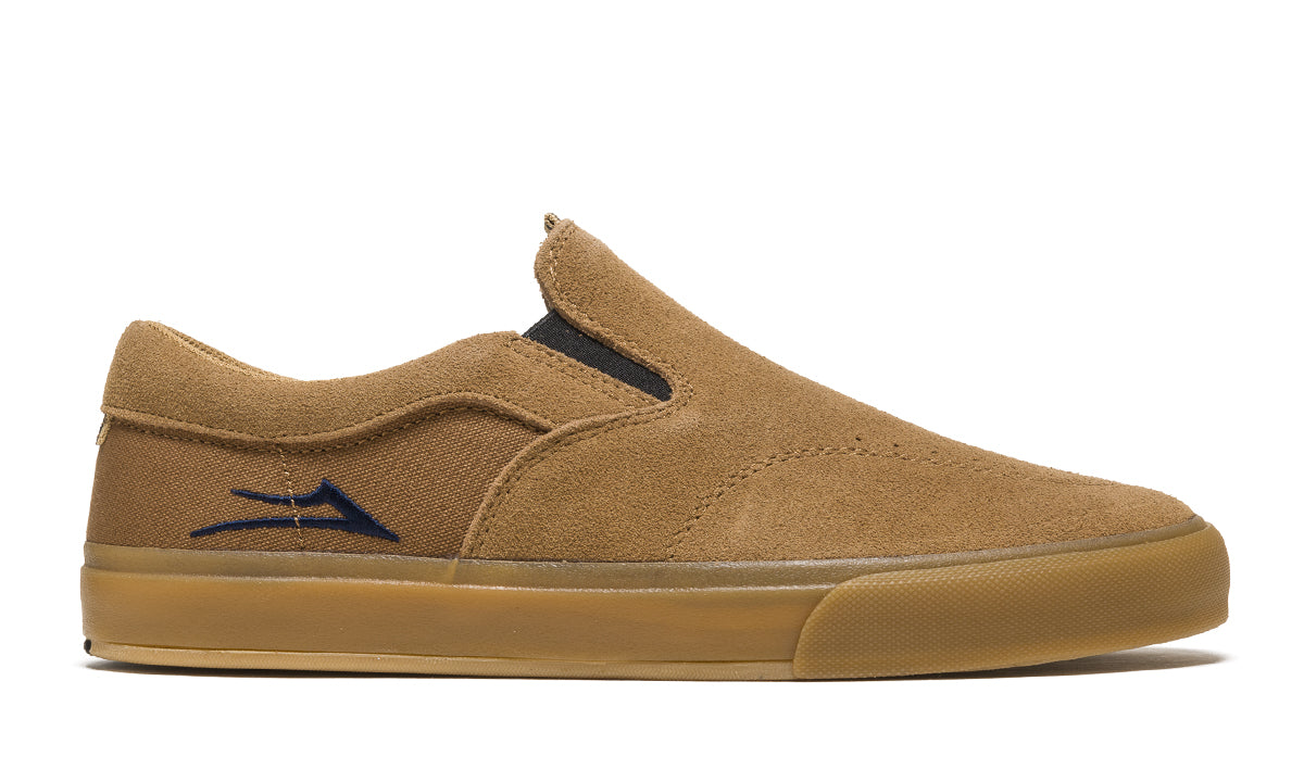 Lakai Owen VLK Skate Shoes Walnut Gum