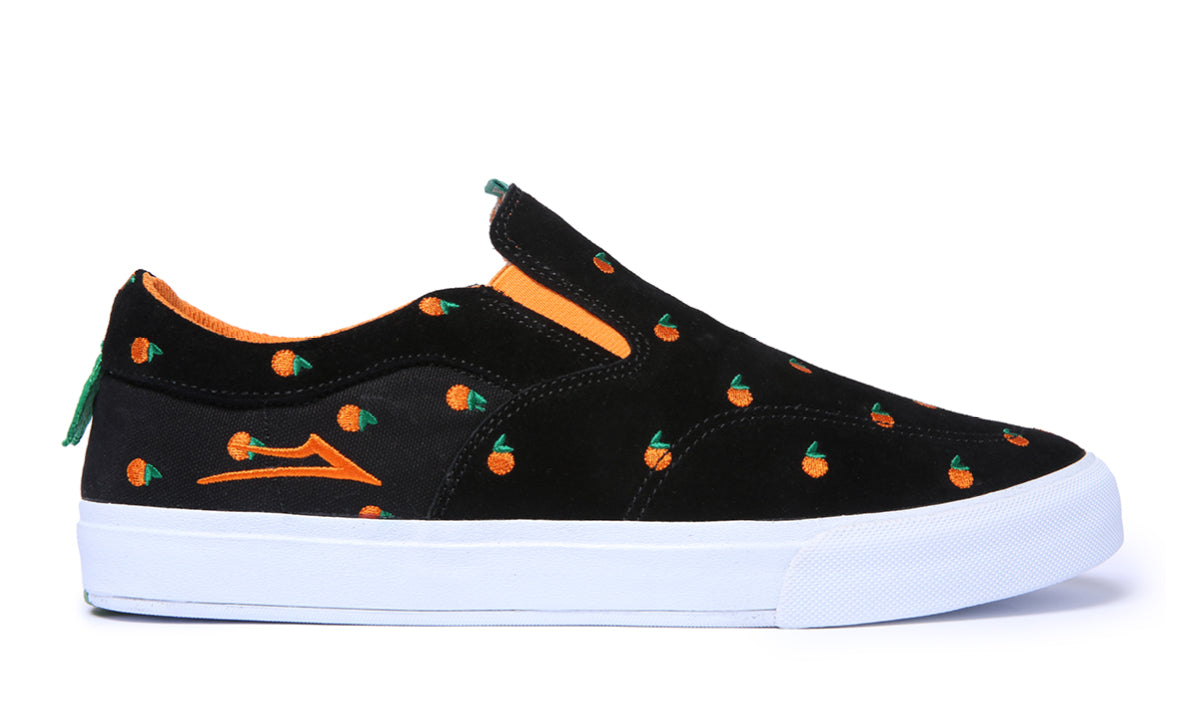 Lakai Larry June Owen VLK Black Suede Skateboarding Shoes