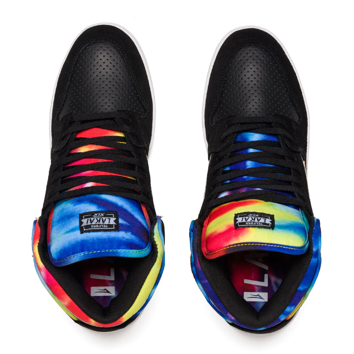 Lakai Telford Black Tie Dye Suede