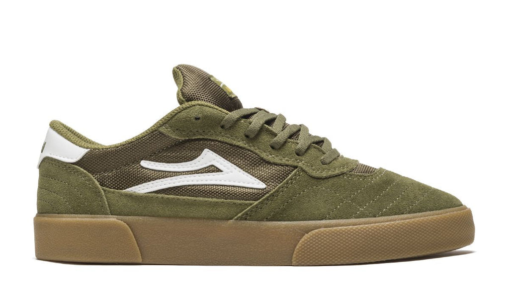 Lakai Cambridge Skate Shoes - Olive Suede.jpg